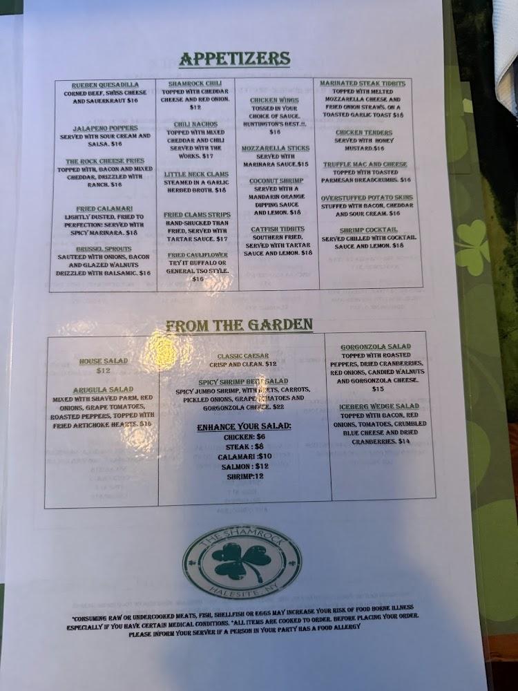 Shamrock Menu image 1